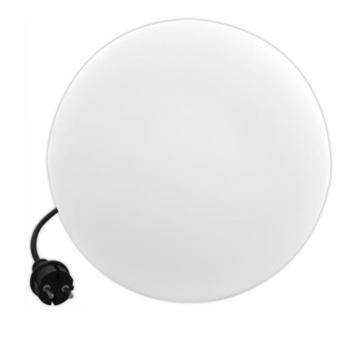 Lampa ogrodowa LED solarna wbijana RGB kula do ogrodu NAZIEMNA 30cm sterowana pilotem