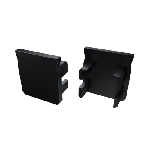 Zaślepka 1 sztuka do profilu nawierzchniowego typ Y bez otworu czarna