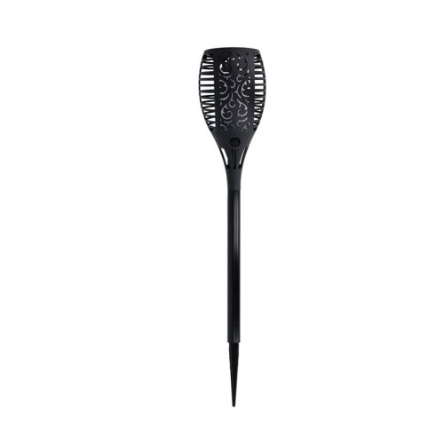 Lampa ogrodowa solarna pochodnia wbijana 12 LED IP65 z czujnikiem zmierzchu