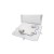 Plafon LED Solen 2xE27 230V IP44 kwadrat srebrny montaż