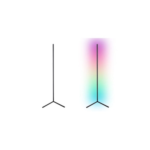 Lampa podłogowa LED RGB 20W 140cm czarna