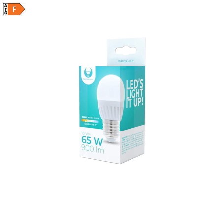 Żarówka LED E27 10W G45 biała ciepła
