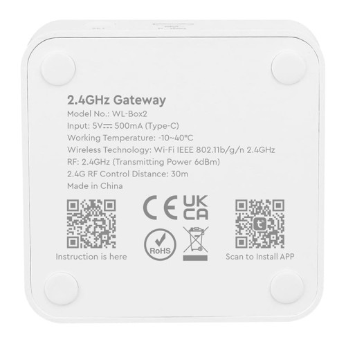 Mostek WiFi MILIGHT - WL-BOX2 widok z tyłu