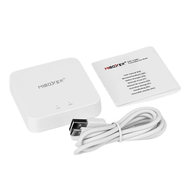 Mostek WiFi MILIGHT - WL-BOX2 zawartość zestawu