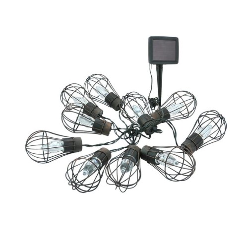 Girlanda ogrodowa solarna LOFCIK 10 LED biała ciepła