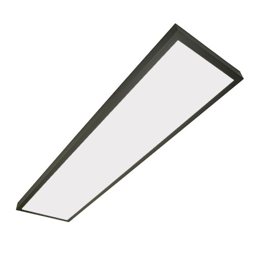 Panel LED natynkowy 120x30 60W 5400lm 4000-4500K czarny sufitowy