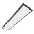 Panel LED natynkowy 120x30 60W 5400lm 4000-4500K czarny sufitowy