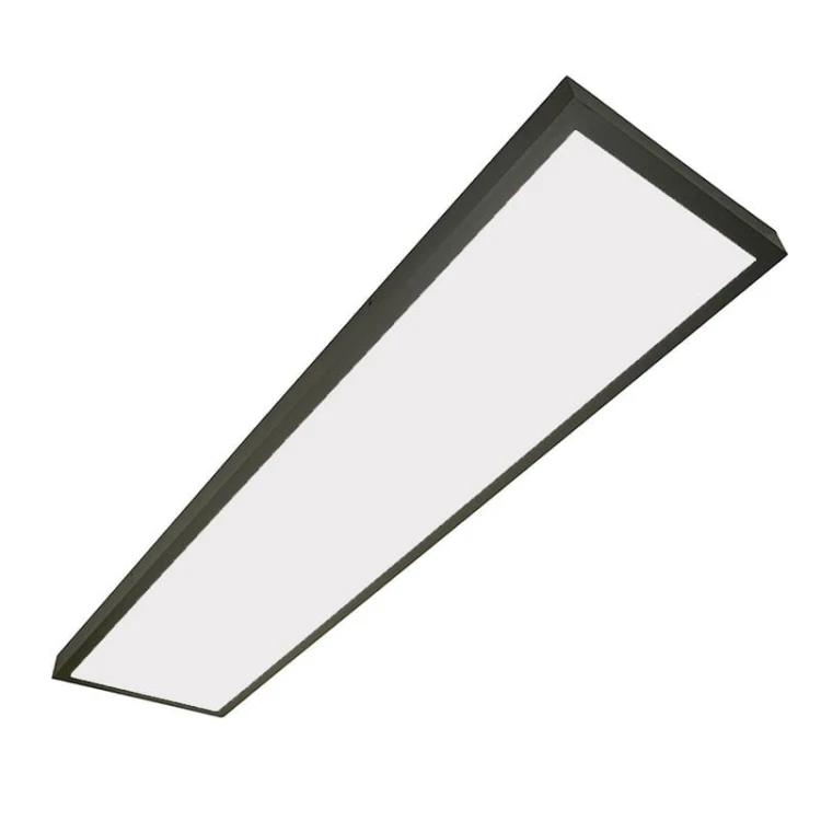 Panel LED natynkowy 120x30 60W 5400lm 4000-4500K czarny sufitowy