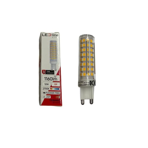 Żarówka LED G9 12W biała ciepła z pudełkiem komplet