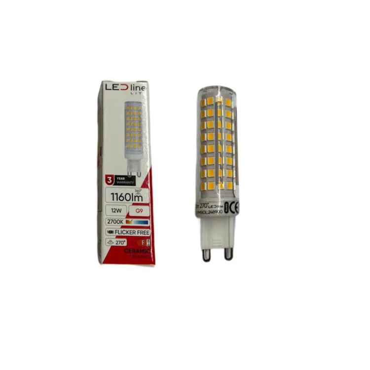 Żarówka LED G9 12W biała ciepła z pudełkiem komplet