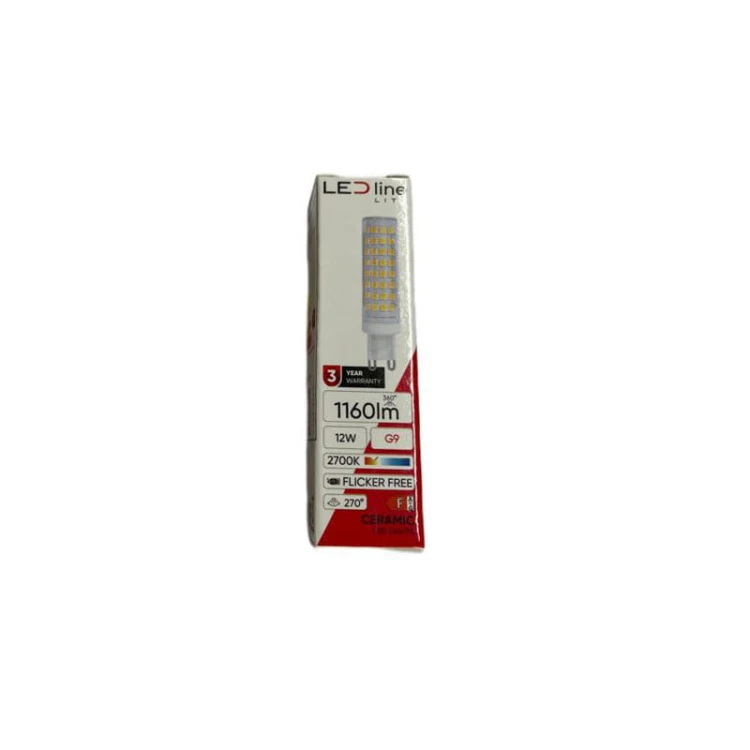 Żarówka LED G9 12W biała ciepła pudełko, opakowanie