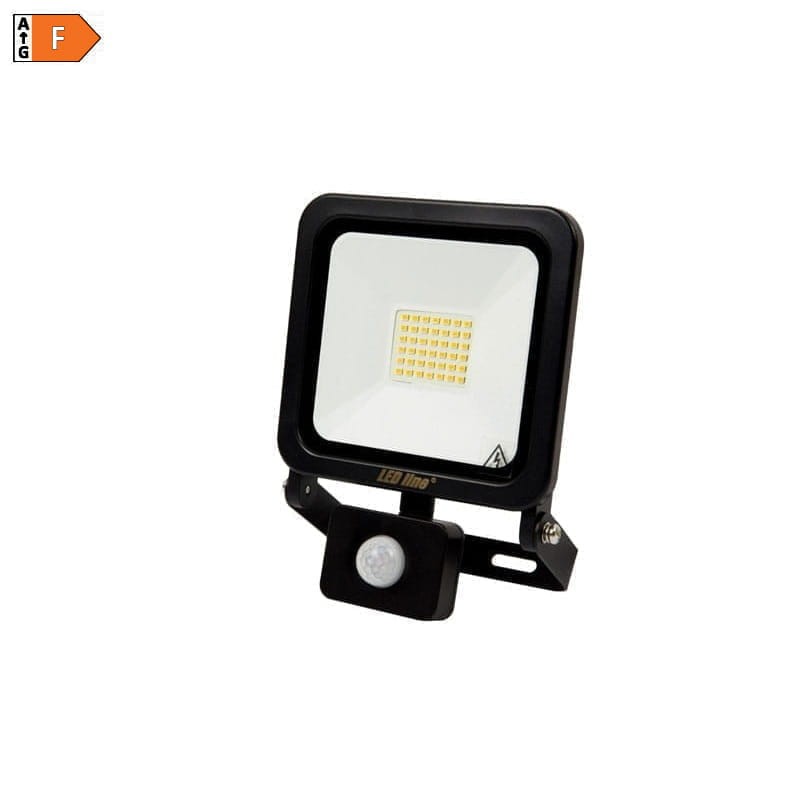 Naświetlacz LED LEDline PHOTON 30W - 6000K czarny z czujnikiem ruchu