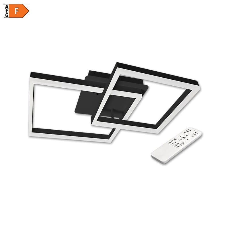 Żyrandol, lampa LED Galaxis Herkules 70W 230V 3000K-6500K czarny + pilot