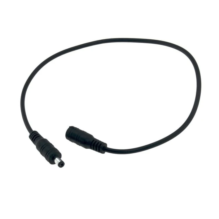 Przedłużacz 40cm DC żeńska 2,1 x 5,5 + męska 2,1 x 5,5