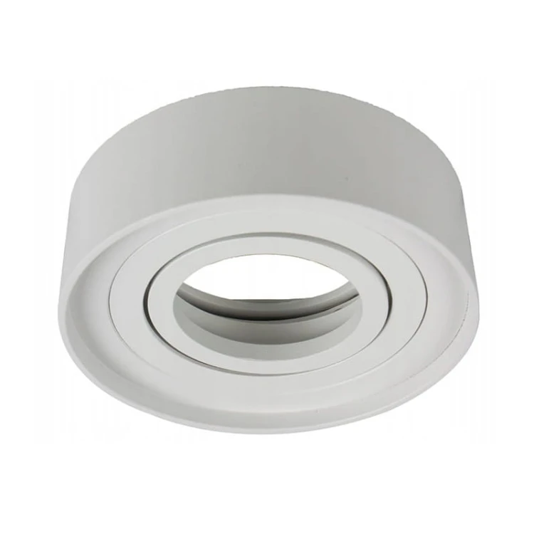 Oprawa okrągła ruchoma, aluminium, GU10 MR16 podtynkowa MELIO - biała