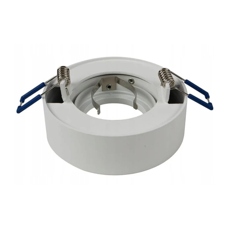 Oprawa okrągła ruchoma, aluminium, GU10 MR16 podtynkowa MELIO - biała montaż