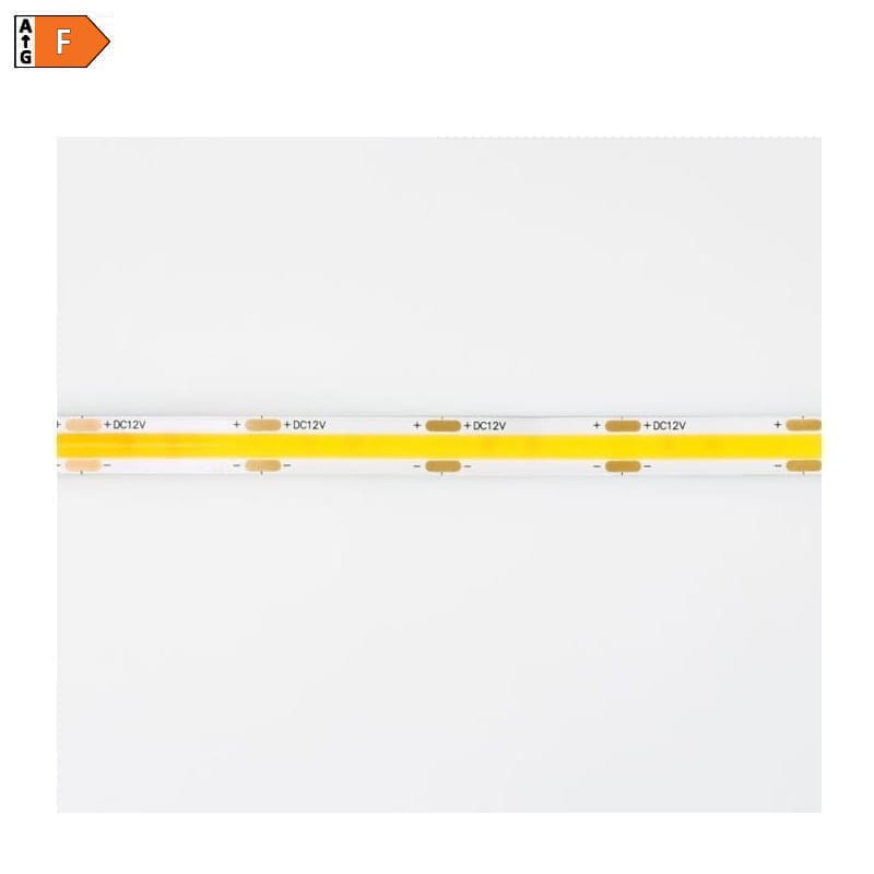 Taśma LED COB liniowa 480LED-m, 12V, 3000K, rolka 5m