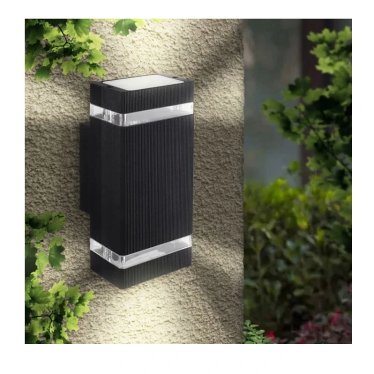 Lampa ogrodowa architektoniczna HANA 2xGU10 IP54 - czarna zdjęcie poglądowe