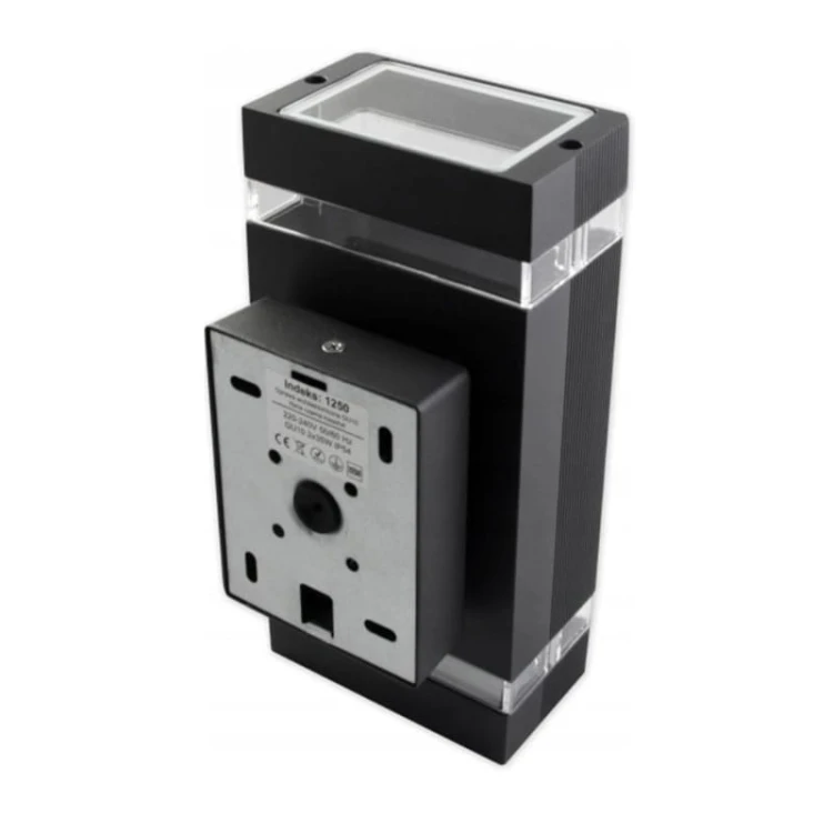 Lampa ogrodowa architektoniczna HANA 2xGU10 IP54 - czarna montaż