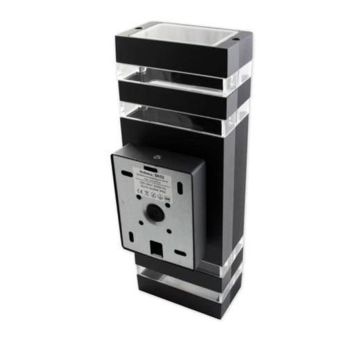 Lampa ogrodowa architektoniczna INEZ 2xGU10 IP54 - czarna montaż