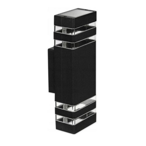 Lampa ogrodowa architektoniczna INEZ 2xGU10 IP54 - czarna