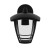 Kinkiet, lampa ogrodowa, elewacyjna NIKO 1 x E27 IP44 - czarny