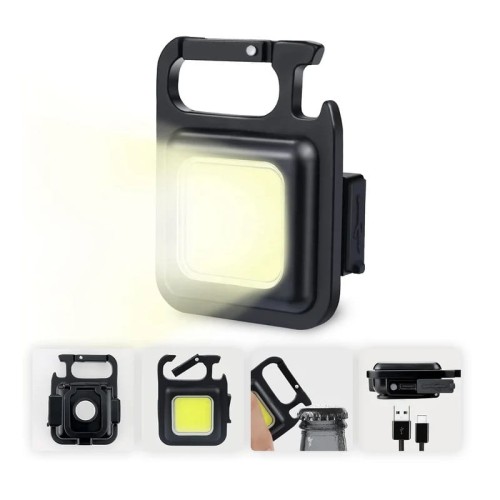 Latarka LED brelok 5W COB z akumulatorem