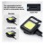 Latarka LED brelok 5W COB z akumulatorem XD-HH122 USB-C