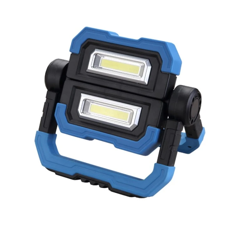 Naświetlacz LED SMD 2x5W biały neutralny 6xAAA