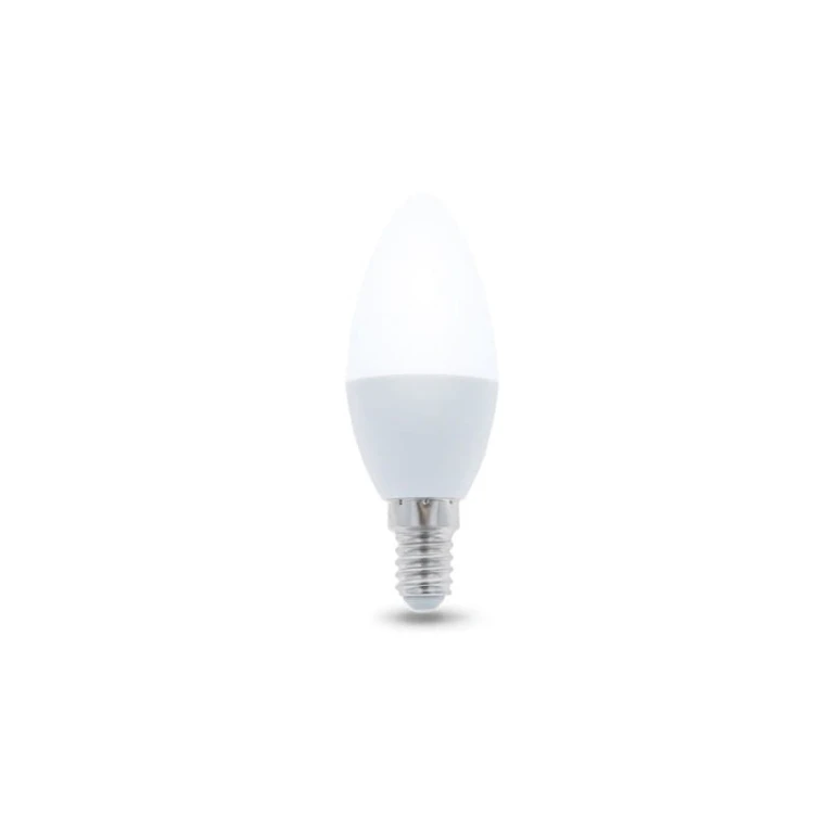 Żarówka LED E27 6W biała ciepła świeczka C37