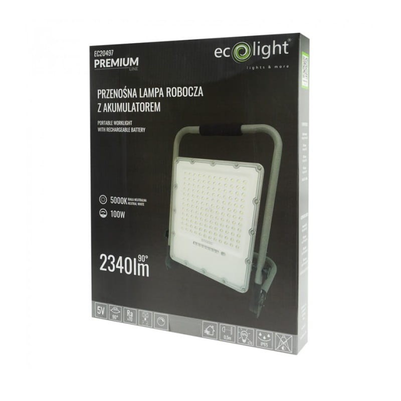 Naświetlacz LED SMD 100W opakowanie