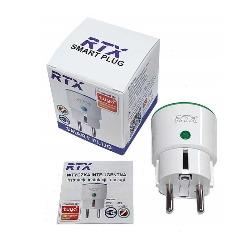Inteligentne gniazdko RTX z pomiarem energii ZigBee TUYA