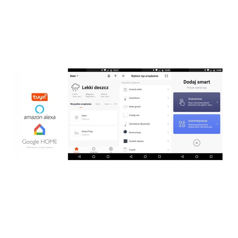 czujnik sterowany aplikacją