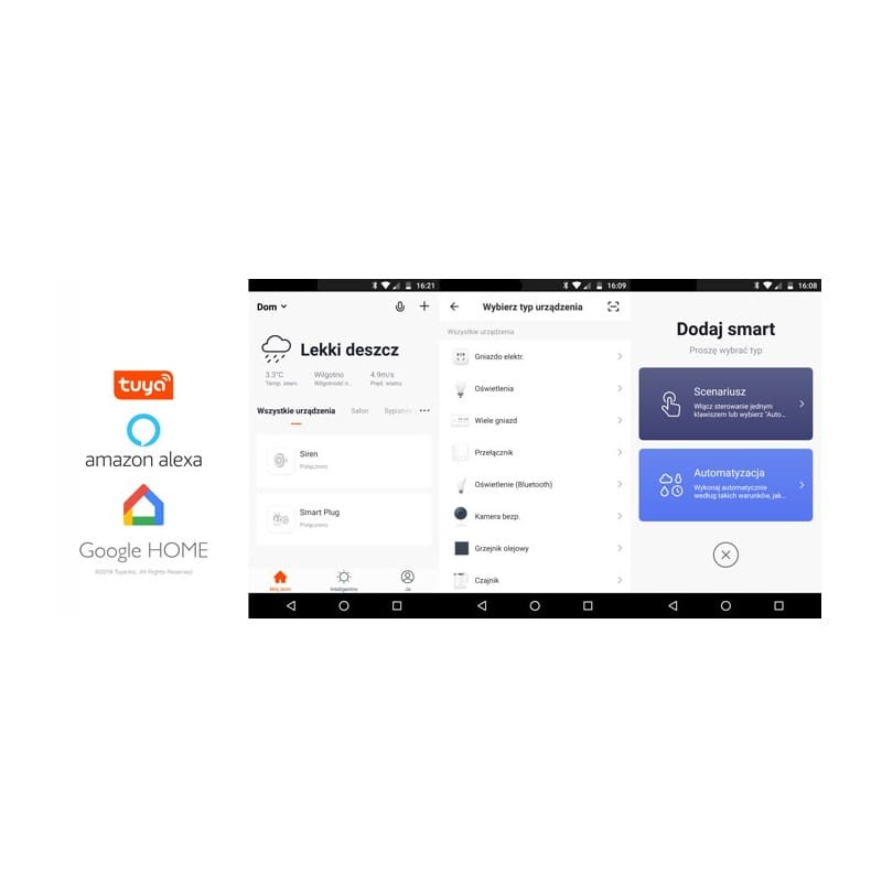 Czujnik otwarcia zamknięcia drzwi okna ZDS4