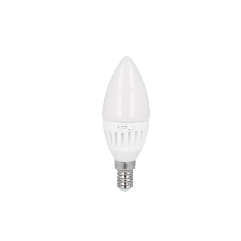 Żarówka LED E14 7W PRIME zimna 6500K 1000lm świeczka C37 170-250V