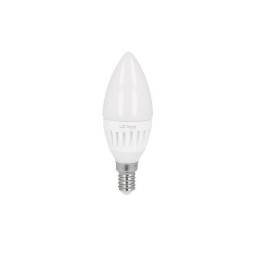 Żarówka LED E14 5W PRIME zimna 6500K 700lm świeczka C37 170-250V