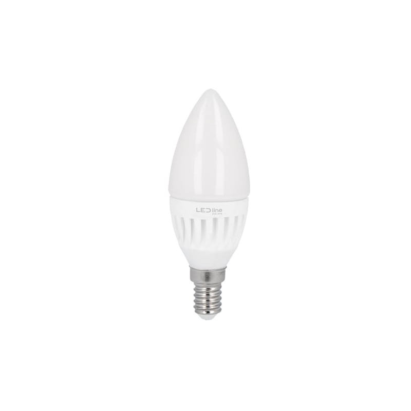 Żarówka LED E14 5W PRIME neutralna 4000K 700lm świeczka C37 170-250V