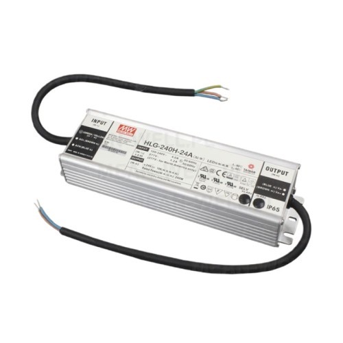Zasilacz LED MeanWell 240W 24V DC 10A hermetyczny HLG-240H-24A