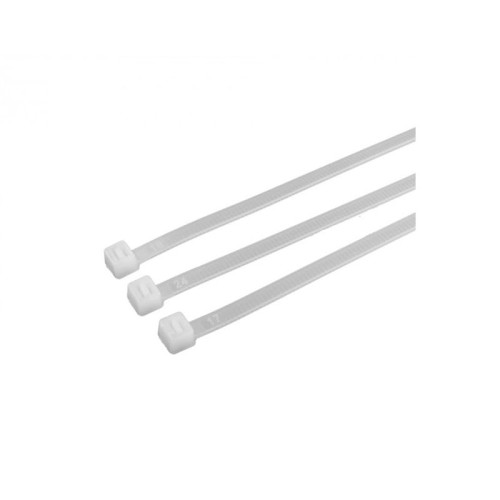 Opaska zaciskowa kablowa 4,6x250mm biała