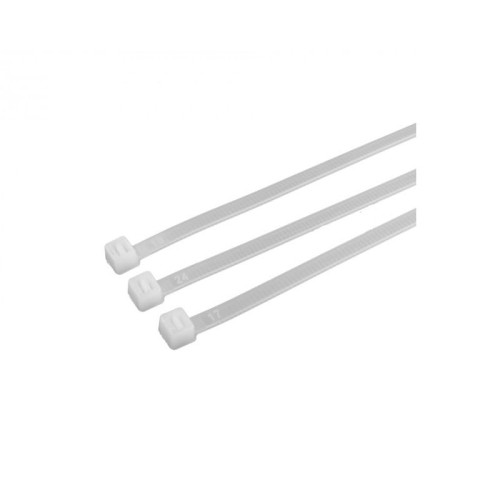 Opaska zaciskowa kablowa 4,6x350mm biała