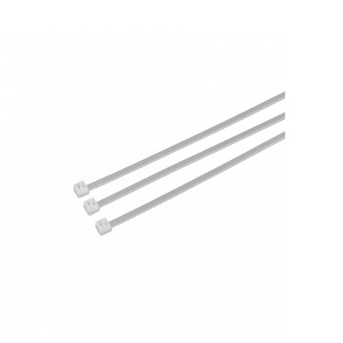 Opaska zaciskowa kablowa 7,6x300mm biała