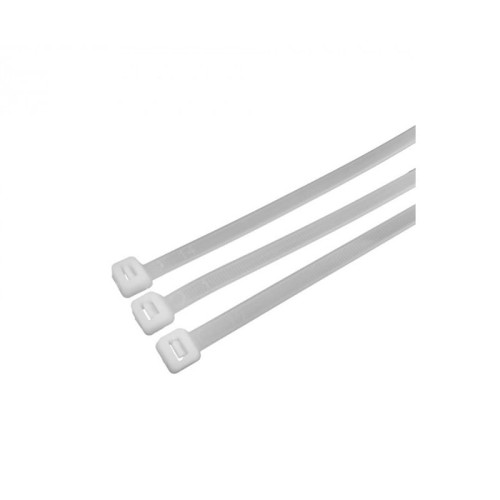 Opaska zaciskowa kablowa 7,6x350mm biała
