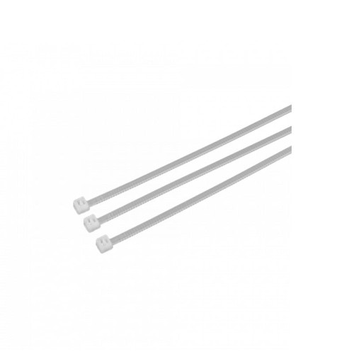 Opaska zaciskowa kablowa 2,5x200mm biała