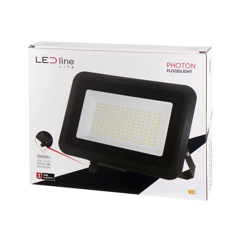 Naświetlacz LED LEDline Lite PHOTON 100W - 4000K biała dzienna opakowanie