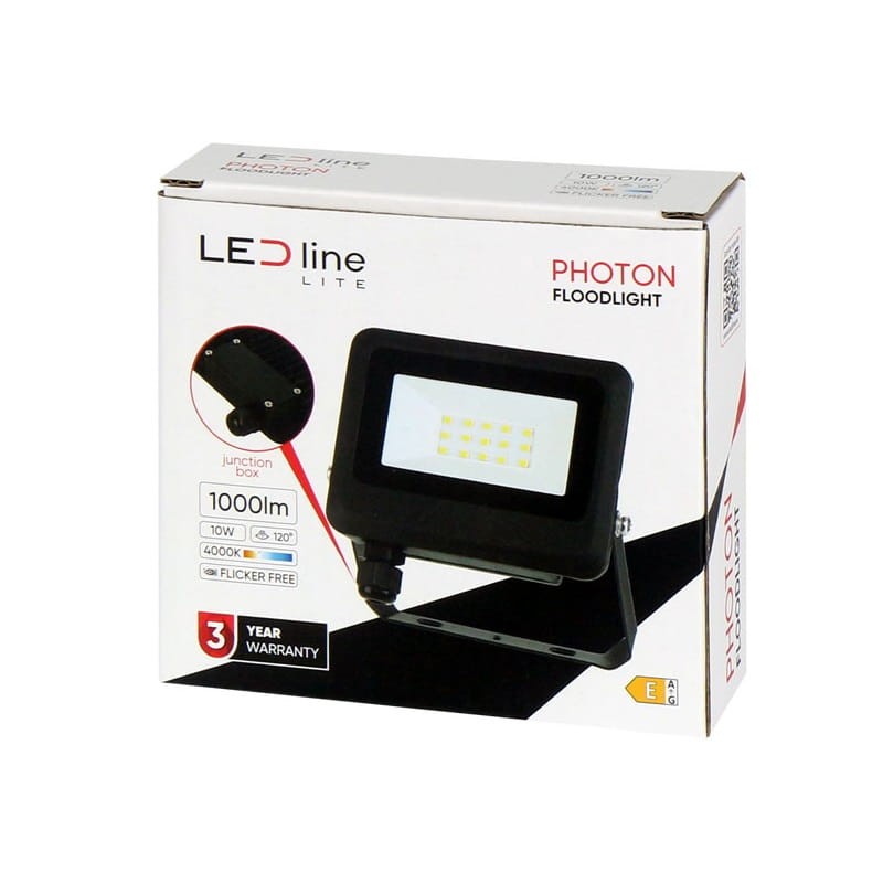 Naświetlacz LED LEDline Lite PHOTON 10W - 4000K biała dzienna opakowanie