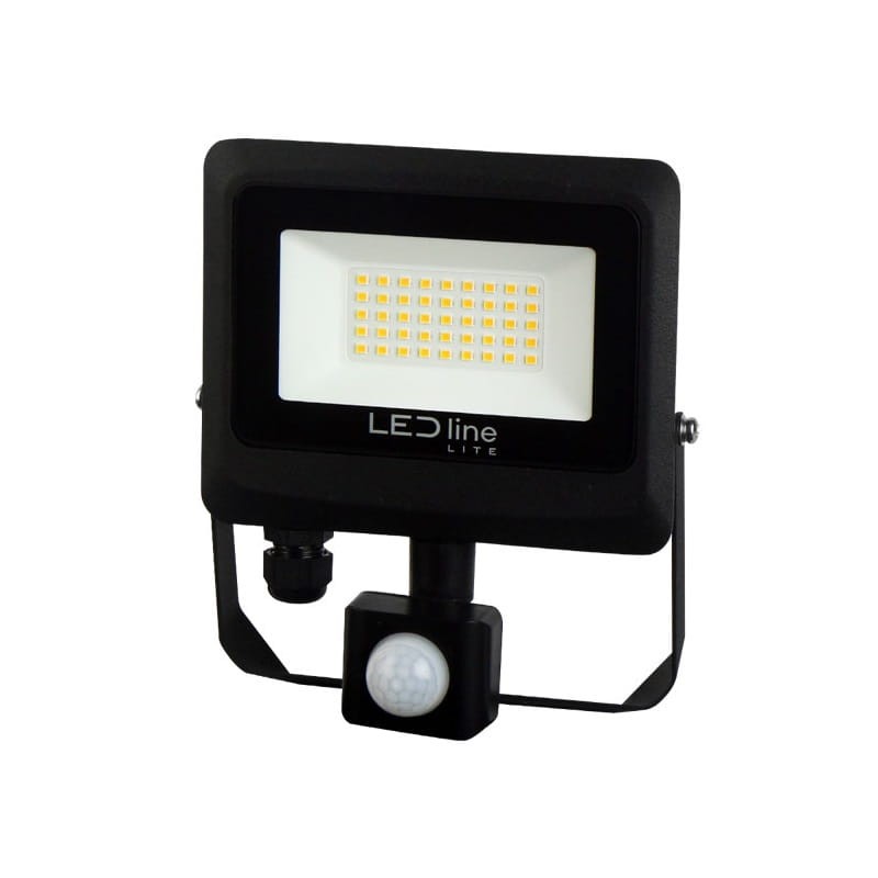 Naświetlacz LED LEDline Lite PHOTON 30W - 4000K biała dzienna z czujnikiem ruchu