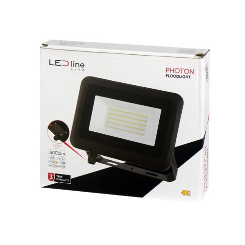 Naświetlacz LED LEDline Lite PHOTON 50W - 4000K biała dzienna opakowanie