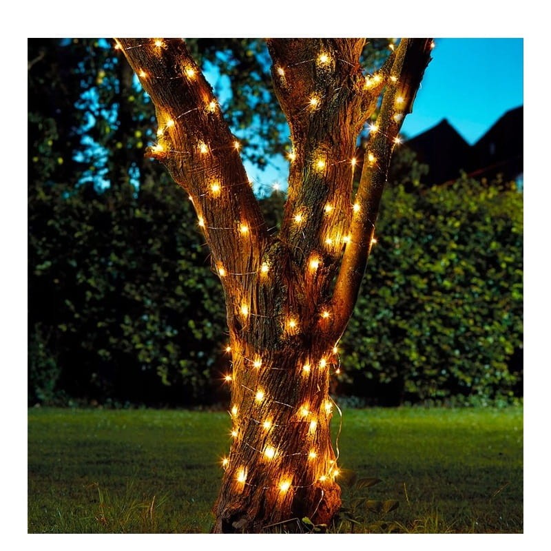 Łańcuch świetlny 20m 200LED, girlanda solarna ogrodowa