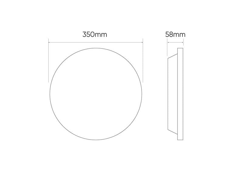 Plafon lampa LED 18W IP44 4000K z czujnikiem ruchu ścienna, sufitowa, korytarzowa, okrągła wymiary