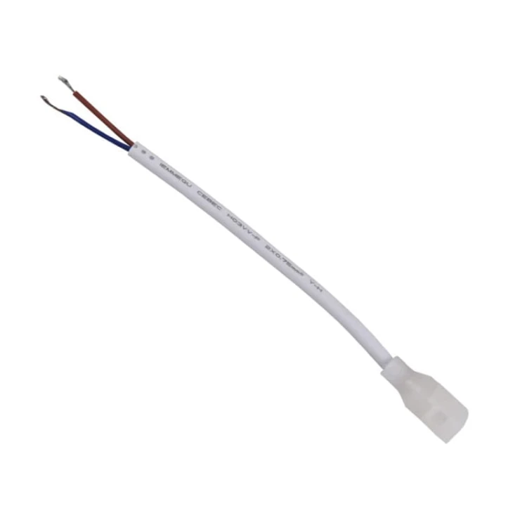 Złączka pojedyncza click 12 mm 2 pin do taśm NEON z przewodem